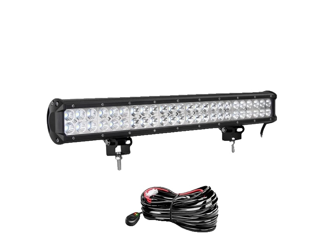 Barra De Luz Led, Offroad Suv Atv, Vários Tamanhos,1x144w Com Kit De Fios Oem