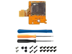 Kit De Reparación De Ranura Para Tarjeta Sd De Nintendo Switch Con Herramientas - Reemplazo Del Lector De Tarjetas Tf/sd