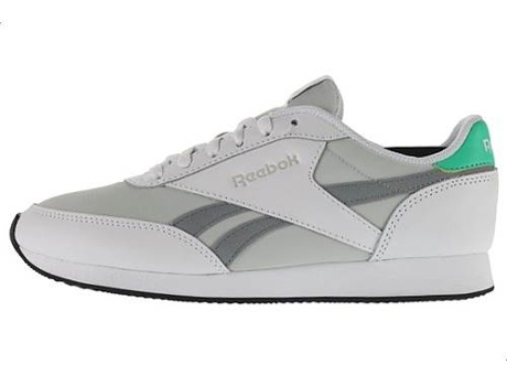 Zapatillas Deportivas REEBOK Royal Cl Jog Mujer (Blanco, Gris - Tela, Material Sintético - 37)