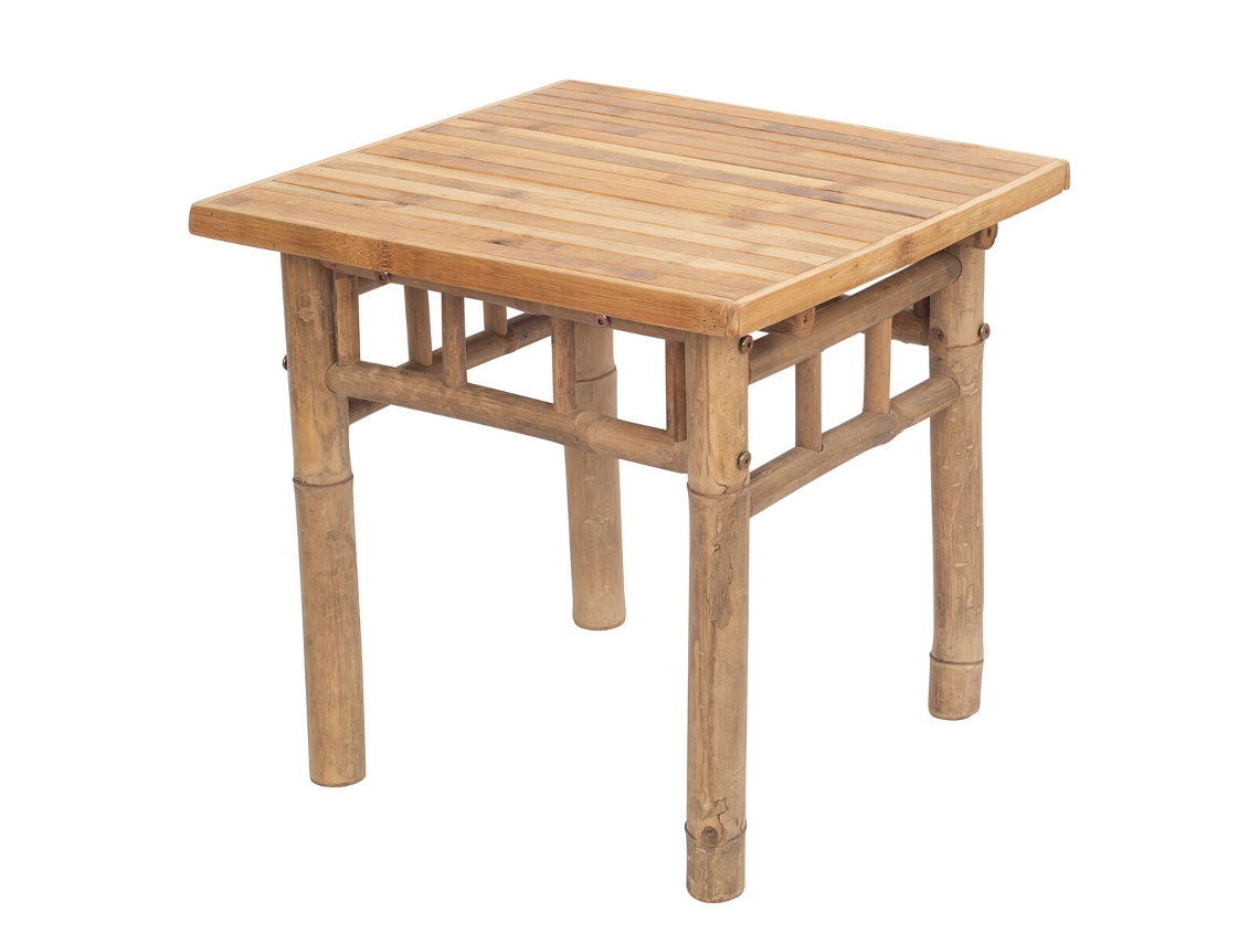 Mesa auxiliar SIGNES GRIMALT Marrón Madera Bambú 46,5x46x46,5 cm