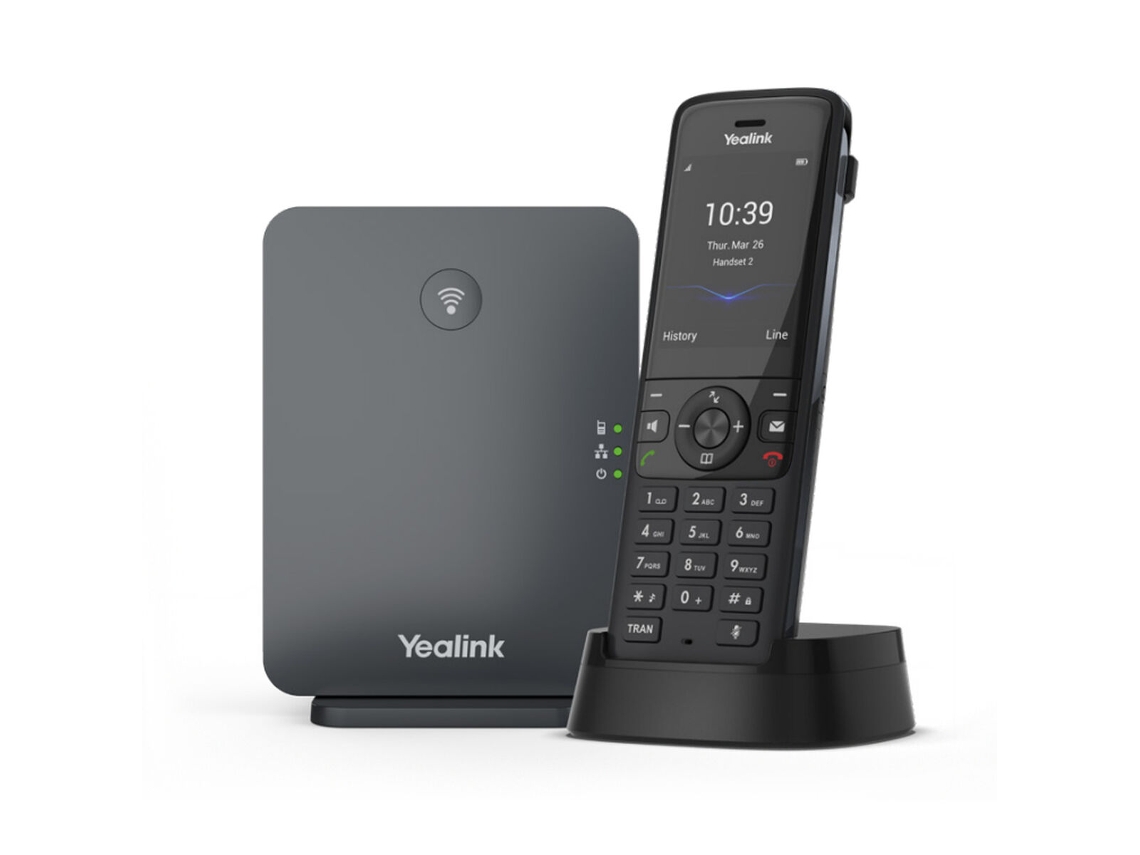 Teléfono Inalámbrico YEALINK YEA_W78P (Negro - RJ45 - Ethernet LAN)