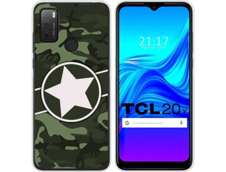 Carcasa TCL 20Y TUMUNDOSMARTPHONE Camuflaje 01 Multicolor