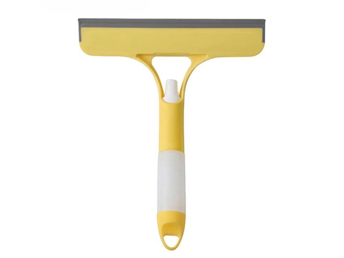 2026-herramienta De Limpieza De Ventanas 3 En 1, Limpiaglass De Doble Cara Con Spray (amarillo)