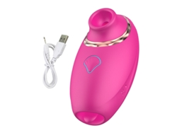 Vibrador De Masaje De Succin Para Lamer La Lengua 2 En 1 Con 7 Modos Para Mujeres (rojo Rosa) Bestvite