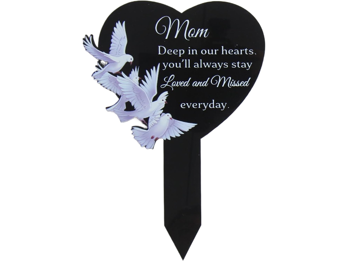Placa Conmemorativa Genérica Para Tumbas – Poste De Acrílico Impermeable, Decoración Conmemorativa De Condolencia,
