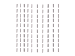 100 Pasadores De Fijación De 2,5 X 10 Mm De Acero Inoxidable De Alta Dureza Y Resistente A La Corrosión Para Fabricación Mecánica.