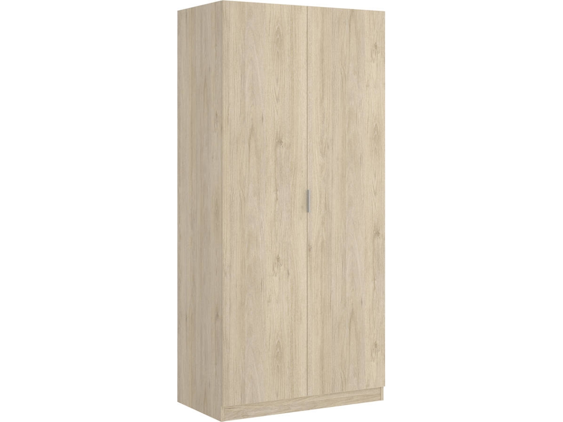 Armario 2 Puertas DKIT Essen (Natural - 184x81x52 cm)