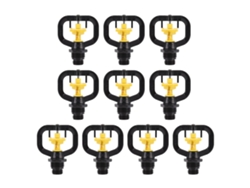 10 boquillas rotativas para riego de jardín G1/2 G3/4 (10 uds)