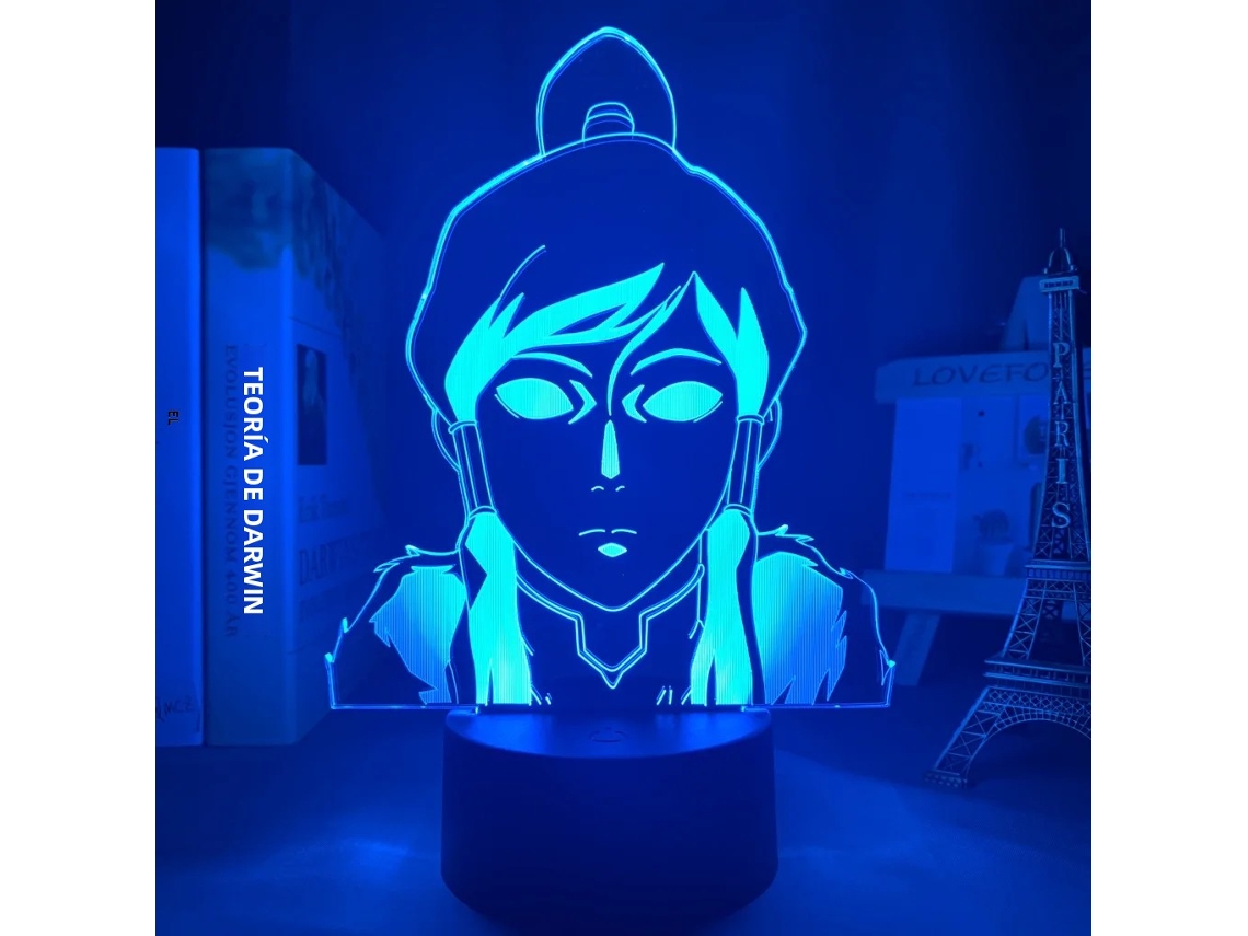 (estilo 7) Luz Led 3d Anime Avatar: La Leyenda De Aang