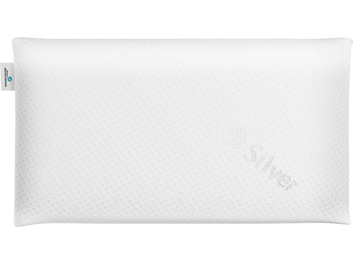 Almohada Viscoelástica 105 cm. Nalui Delia con Doble Funda (Firmeza Media) Blanco