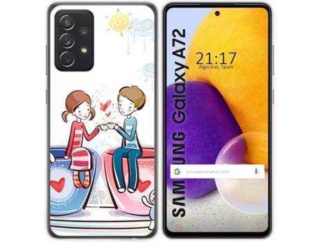 Carcasa Samsung Galaxy A72 TUMUNDOSMARTPHONE Café Multicolor