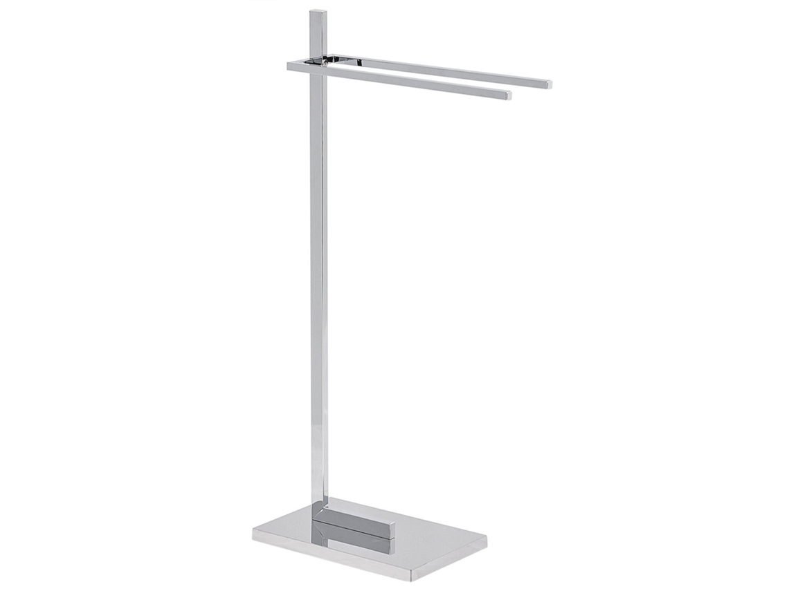 Toallero BELIANI Selva de Acero Plateado 45x20x86
