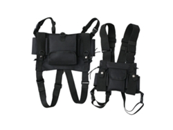 2026-mochila Pecho Oxford Nylon Universal Sin Manos Bolsa Delantera Para Camping Outdoor Negro