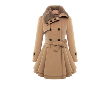 Chaqueta de Mujer LUUCOZK Chaquetas Abrigadas Abrigos Gruesos Poliéster (4XL)