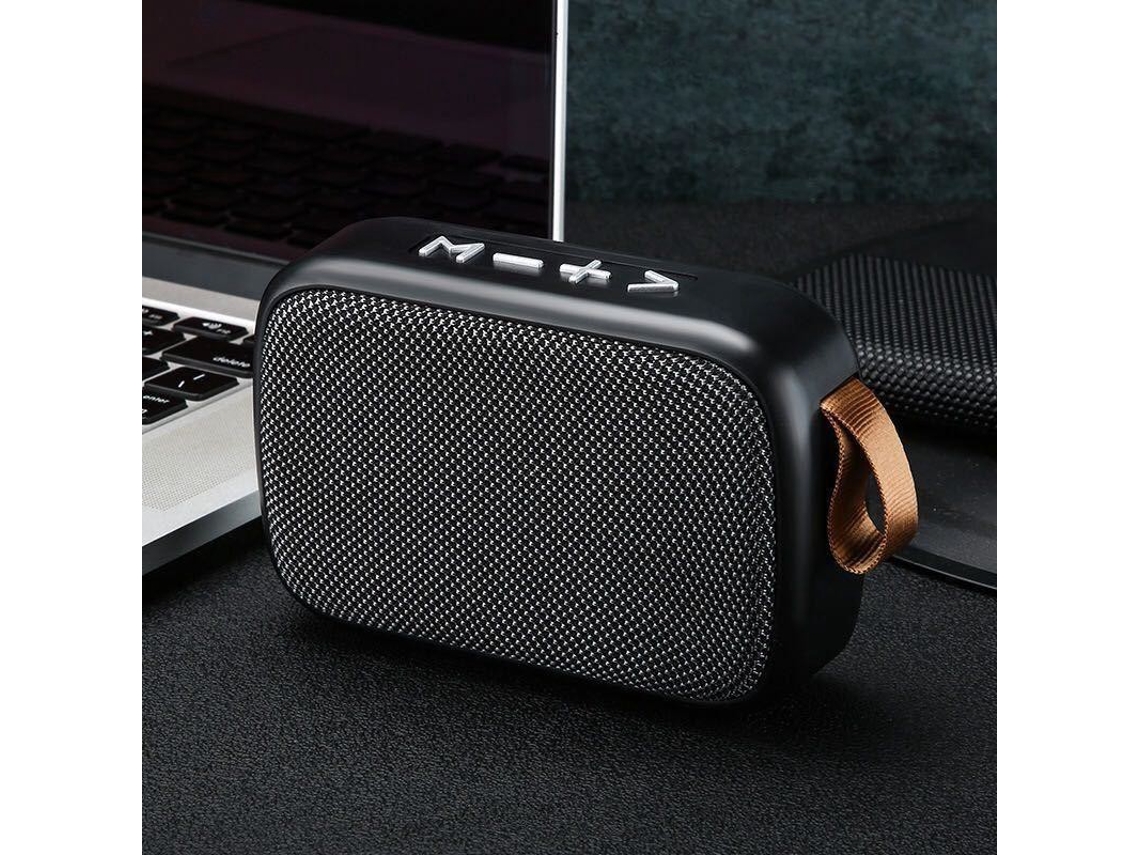 (gris) Mini Altavoz Bluetooth Portátil, Inalámbrico E Impermeable De Tela