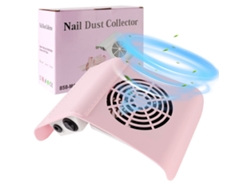 (¡rosa!) Limpiador De Uñas Por Aspiración, Colector De Polvo, Herramienta De Uñas Con Aspiración Silenciosa