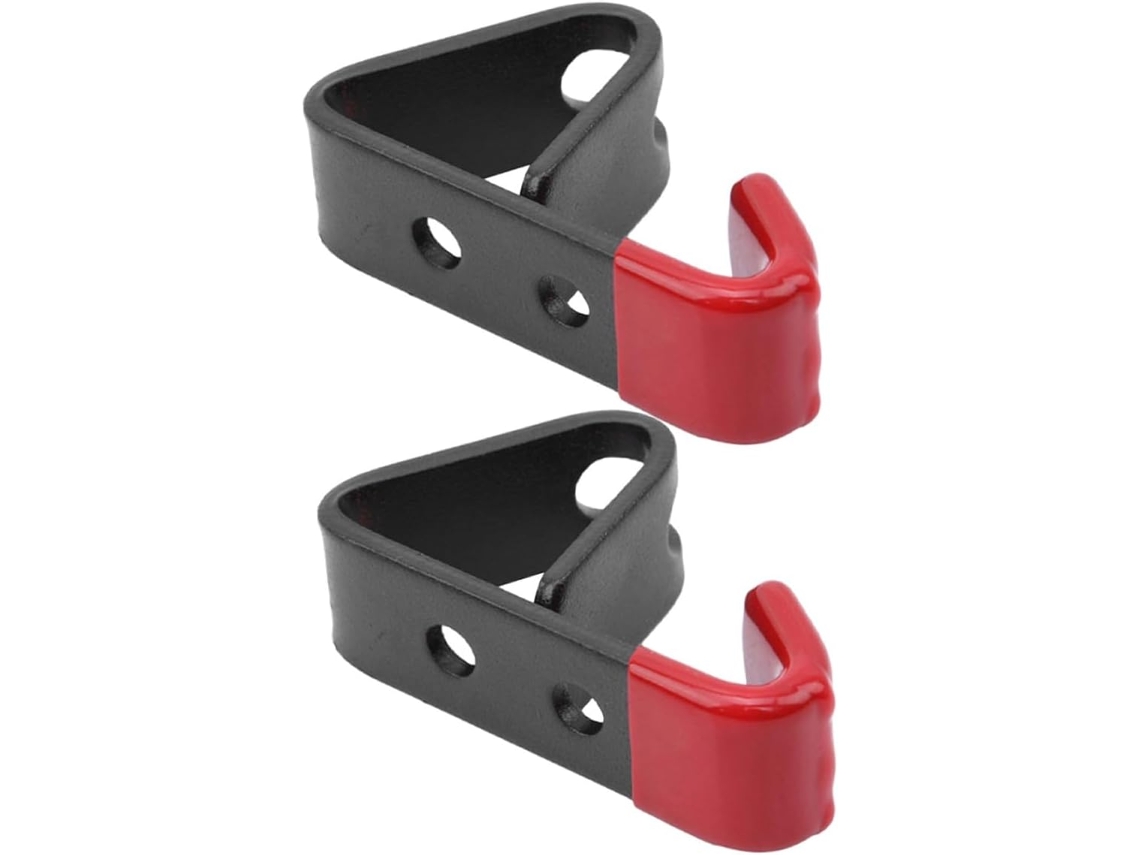 Juego 2 Ganchos Hierro Resistentes Almacenamiento Ruedas Antideslizantes Montaje Pared Soporte Rueda Coche