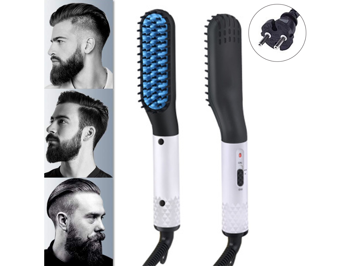 Alisador de barba CHRUI Peine alisador de barba iónico