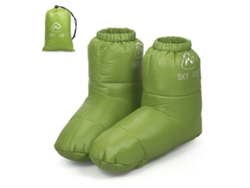 Botas De Pantuflas De Plumas Para Camping Invierno Calientes -15~0℃ Unisex Zapatos Para Hogar Y Exterior