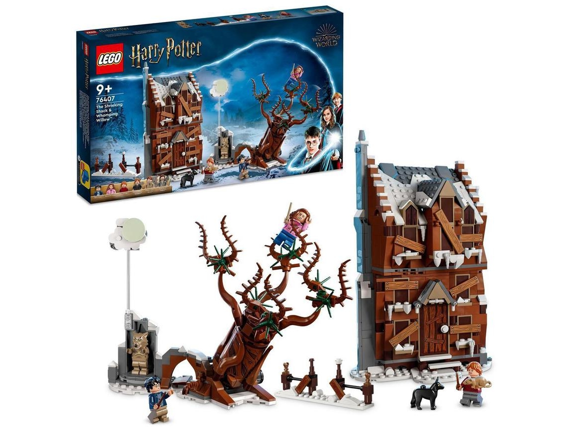 LEGO Harry Potter: A Cabana dos Gritos e o Salgueiro Zurzidor™, kit de construção divertido para crianças de idade 9+ (777 peças)