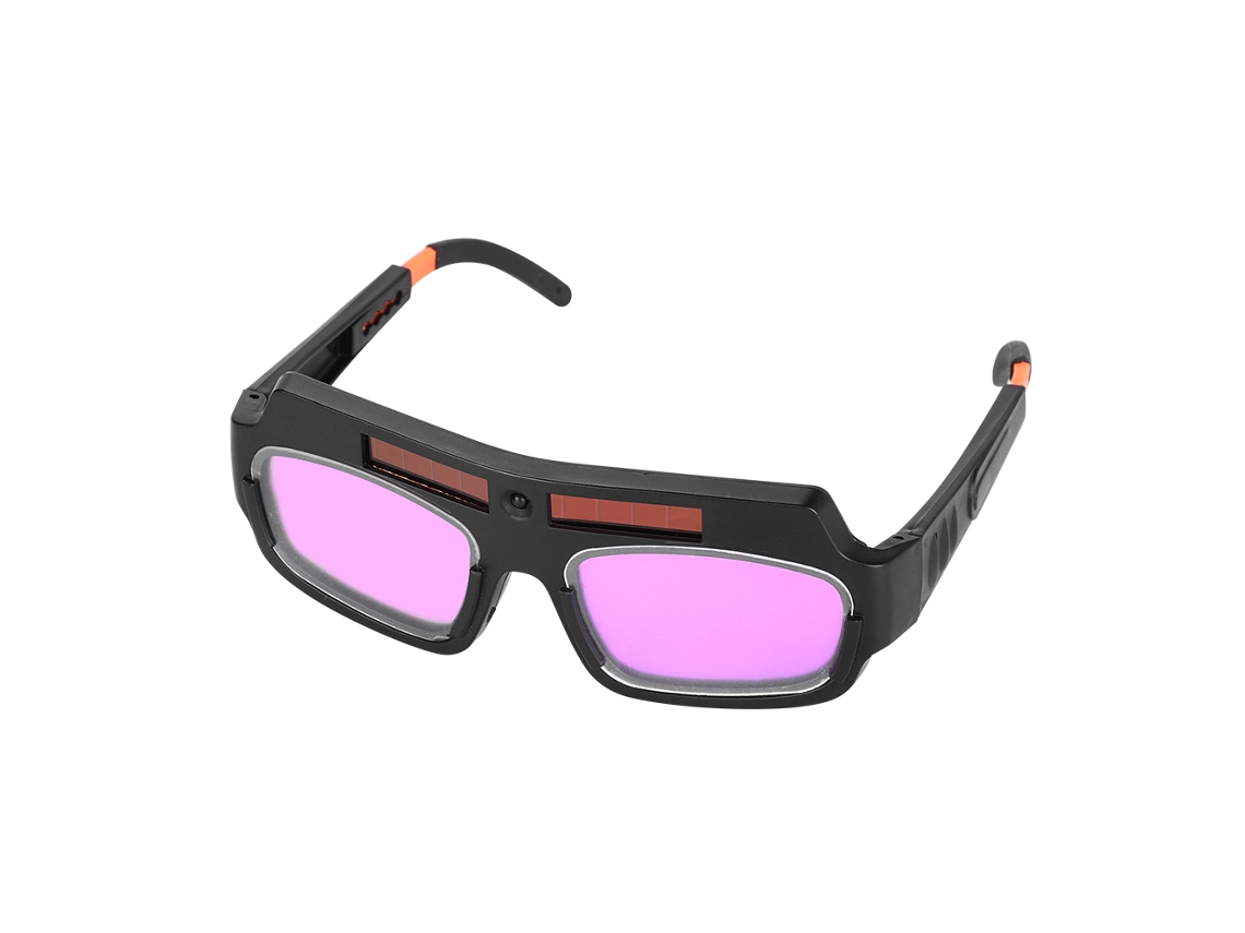 Gafas De Soldadura Negras Ajustables Con Oscurecimiento Automático Para Una Protección Ocular Segura.