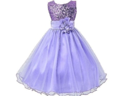 Vestido De Princesa Con Pedrería Para Niñas, Ideal Para Fiestas, Bodas, Novias Y Damas De Honor. Tutú Srw.