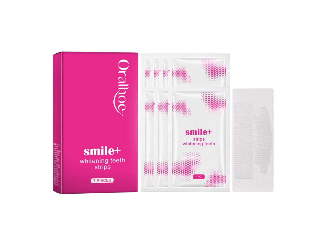 Tiras blanqueadoras de dientes - Eliminador de manchas portátil