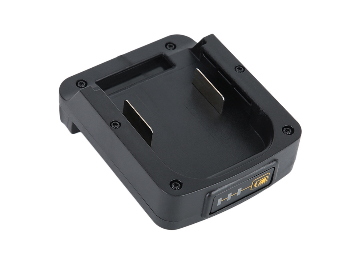 Adaptador De Conversión De Baterías De Litio Makita A Milwaukee Con Placa De Circuito Impreso De Abs Negro
