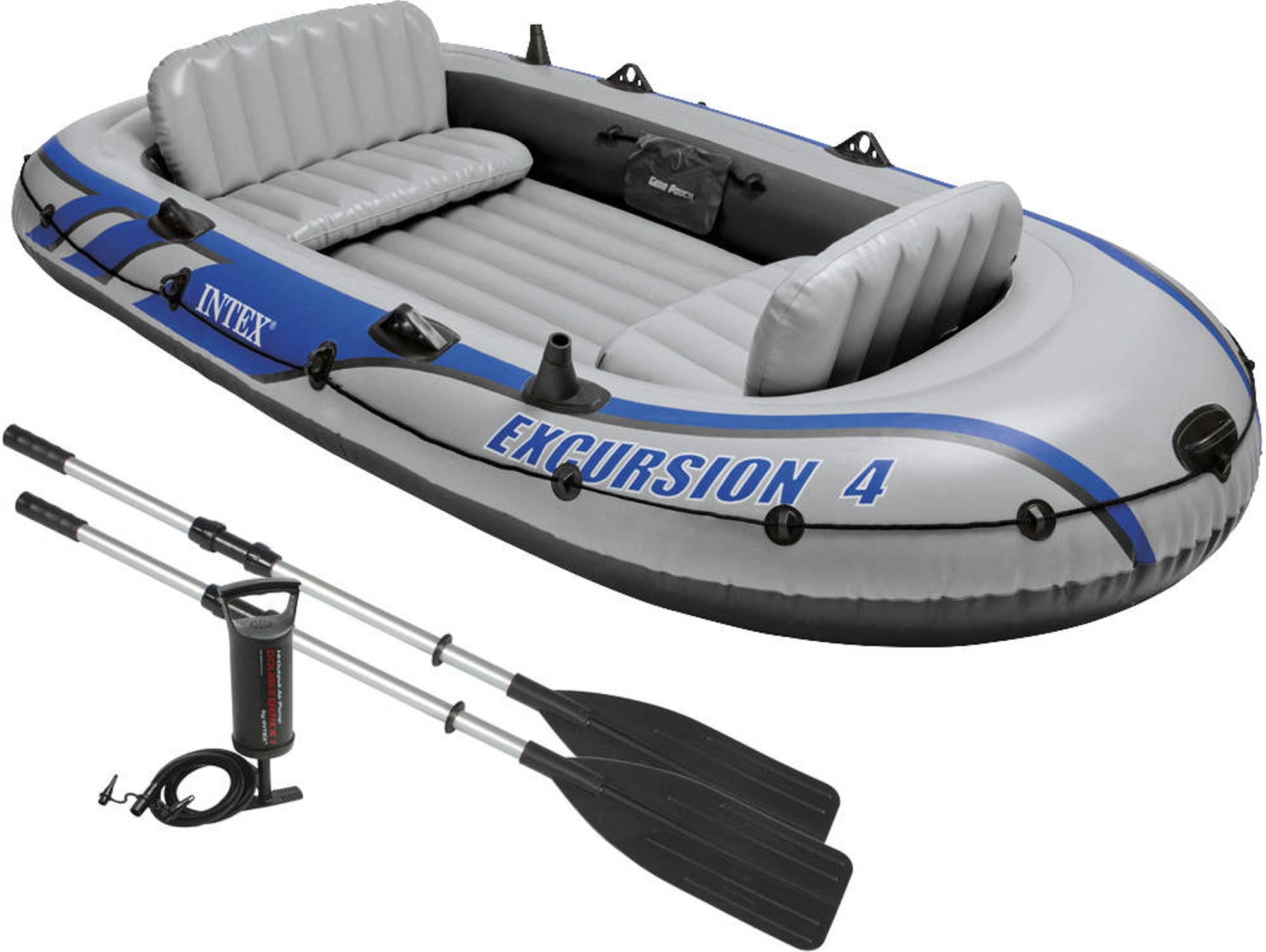 Barca Hinchable con 2 Remos INTEX Excursion 4 (315 x 165 x 43 cm)