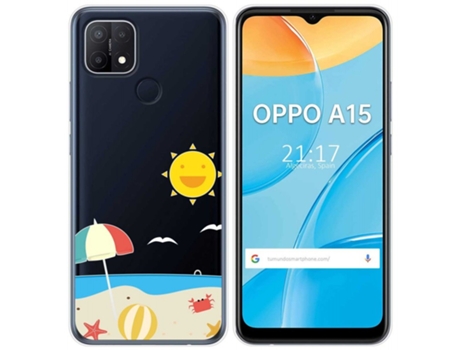 Carcasa Oppo A15 TUMUNDOSMARTPHONE Dibujos Transparente