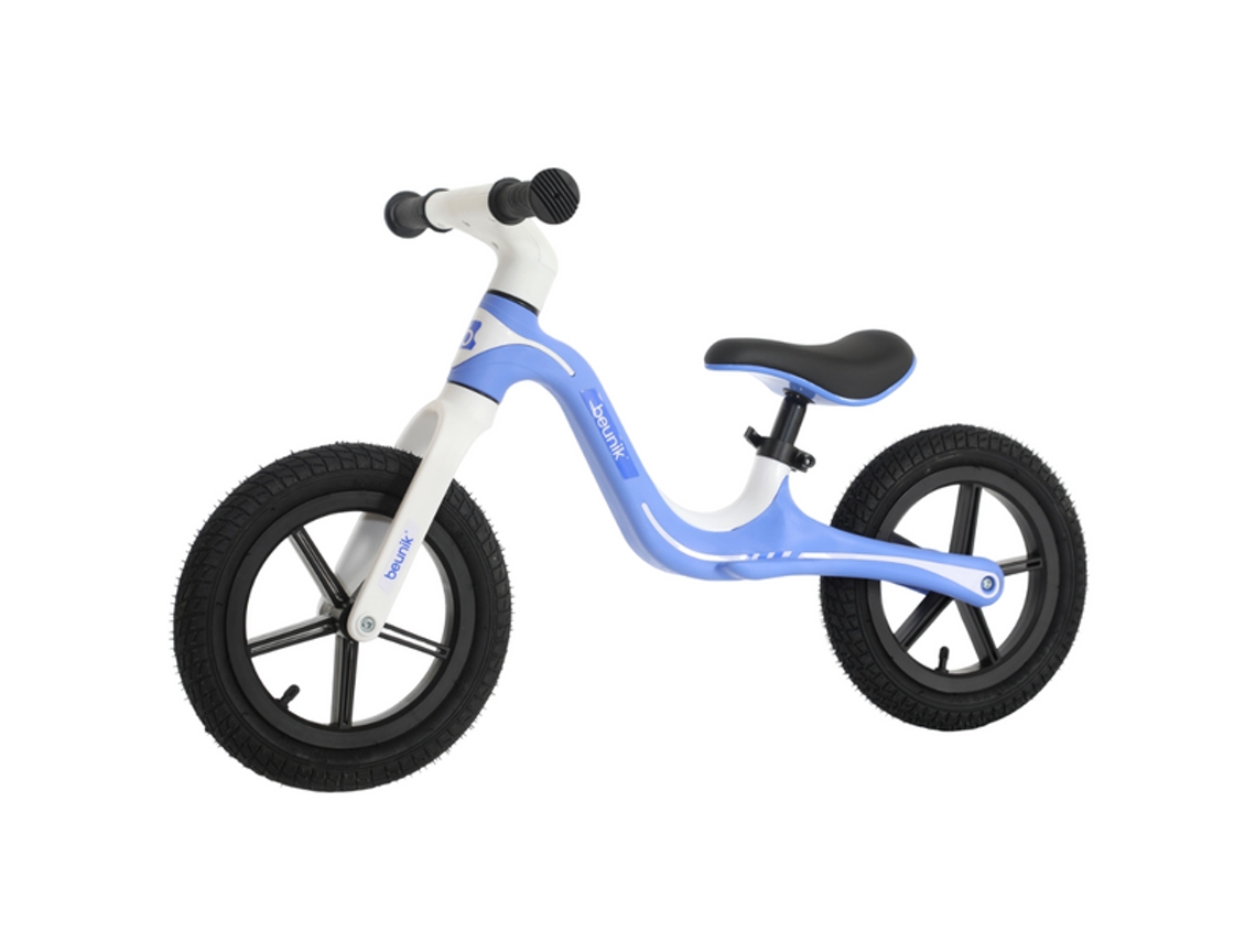 Bicicleta de Equilibrio BEUNIK para Niños (Edad Mínima: 2 Años - Azul y Blanco)