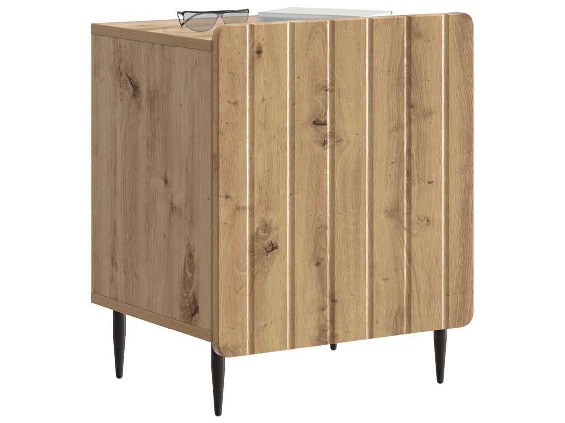 Maison Exclusive - Armario De Noche 2 Pcs Roble Artesanal 43 X 34,5 X 52 Cm