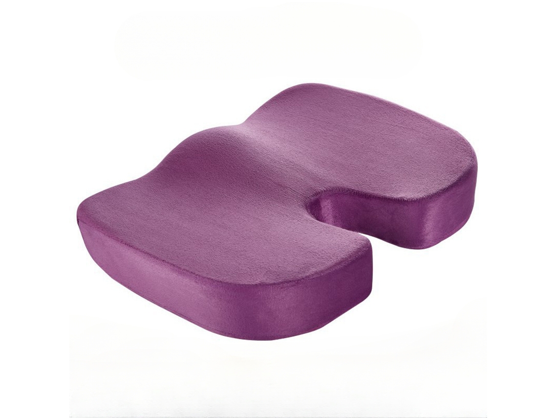 Cojín De Gel Para Silla De Oficina, Puede Aliviar La Ciática, Morado Siurn