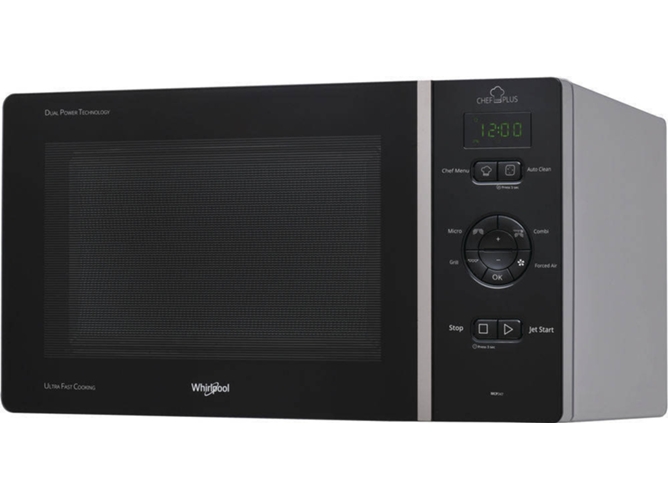 Microondas WHIRLPOOL MCP 347 SL (25 L - Con Grill - Negro)