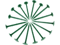 Estacas De Plástico Verde Para El Suelo, 11 Cm, Paquete De 150 Unidades