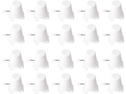 20 Piezas De Robot De Juguete Con Patas De Cuerda Para Niños, Mecanismo De Cuerda, Color Blanco.