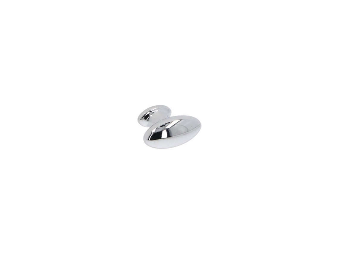 Pomo Para Muebles De Zamac Diámetro 37mm Cromo Pulido Lote De 6