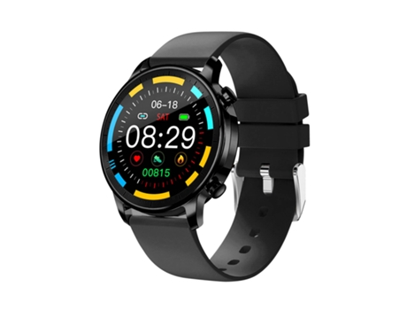 Reloj Inteligente Seguimiento Actividad Multifunciones Certificado IP67 Negro AVIZAR