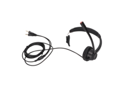 Auriculares Mono Con Cancelación De Ruido Para Pc, Oficina Y Negocios - Negro