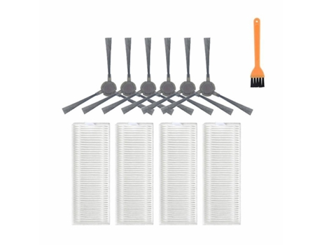 11 pçs escova lateral lavável filtro hepa para ecovacs deebot n9/n9+