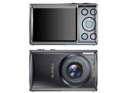 Cámara Digital, Enfoque Automático, 64 Mp, Uhd 4k, Vlogging, Zoom Digital De 18x, Portátil, Compacta (negra)