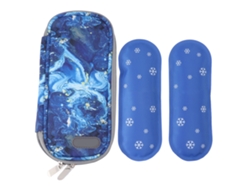 Bolsa Térmica Compacta Y Ligera Para Insulina Con Cremallera Y Bolsa De Hielo Para Uso En Interiores Y Exteriores.