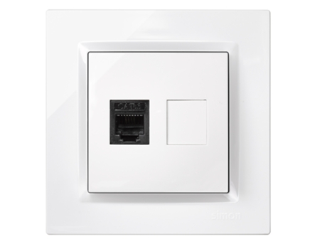 Base Telefono Empotrar Blanco SIMON