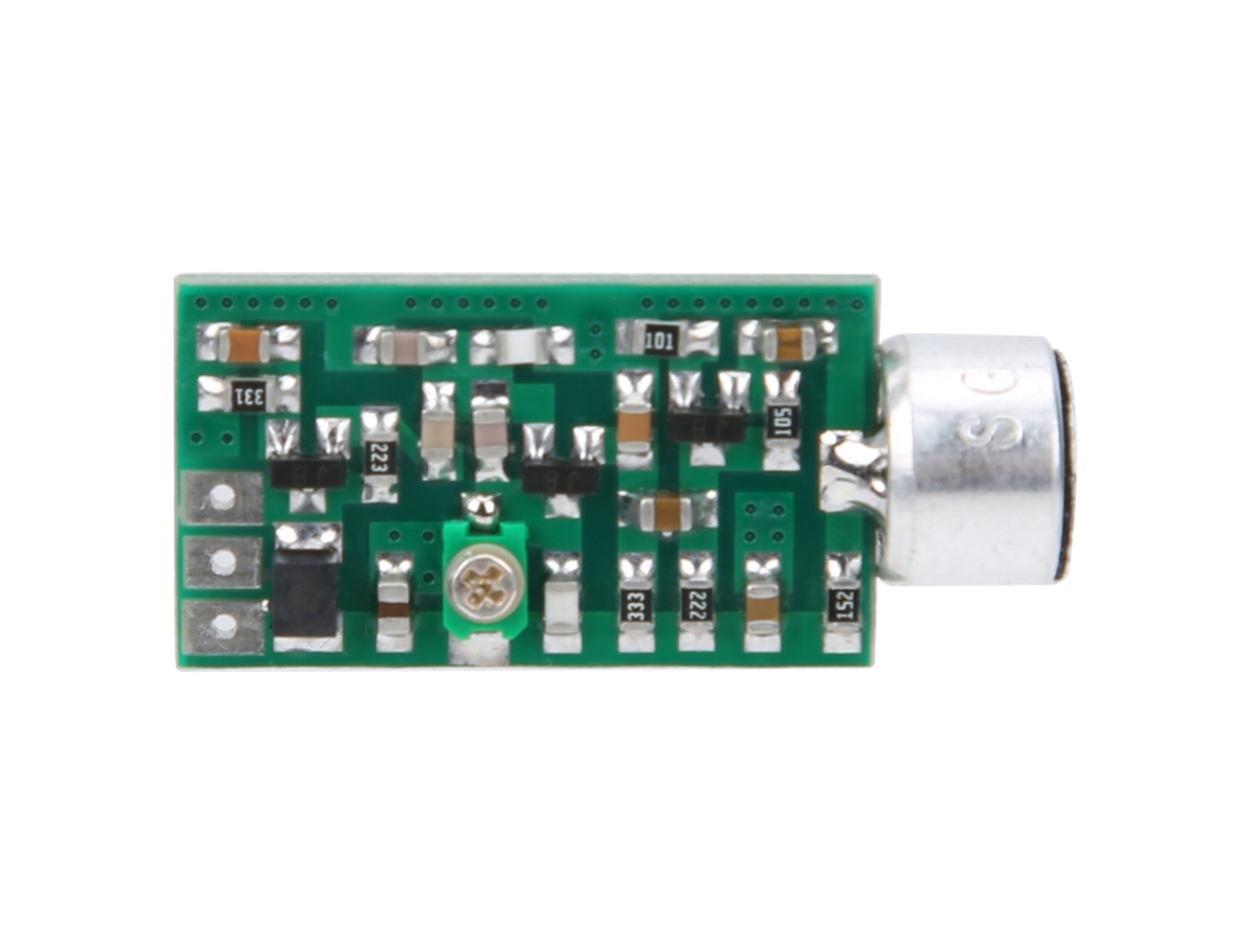 Módulo De Micrófono Fm De Captación Transmisor Inalámbrico De Audio Placa Eléctrica 100mhz