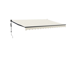 Maison Exclusive - Toldo Retráctil Automático Color Crema 4x3 M