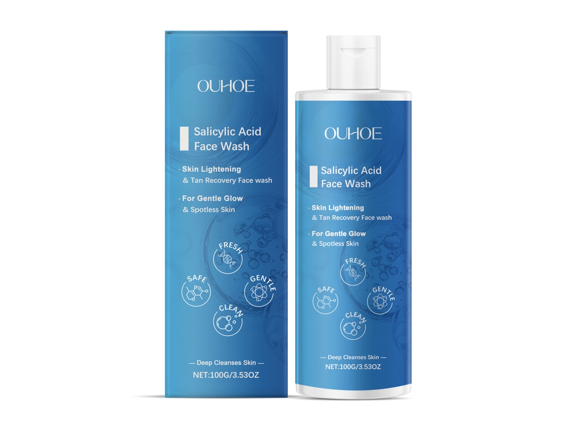 Gel limpiador facial con ácido salicílico