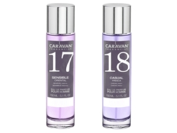 Set de 2 Perfumes CARAVAN para Hombre Nº18 y Nº17