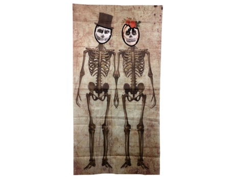 Accesorio EUROCARNAVALES Foto Call Esqueleto Casal 158X58 Cm