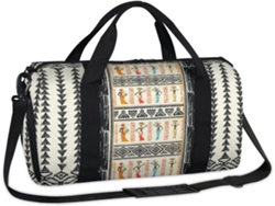Bolso Deportivo Estampado Étnico Africano Para Mujer Bolso Fin Semana Mano Informal Viaje Niños Niñas