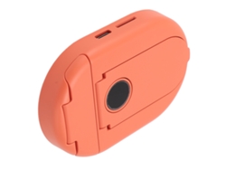 Altavoz De Conducción Ósea Para Dormir Con Ruido Blanco, Reproducción De Música Por Bluetooth, Apagado Programado Y Soporte De Mesa Naranja.